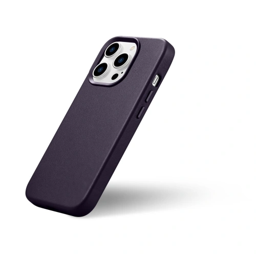 Kup Case iCarer Case Leder MagSafe Apple iPhone 14 Pro Max dunkelviolett - ICR358 - {ean13} - Sklep Home Screen