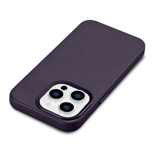 Kup Case iCarer Case Leder MagSafe Apple iPhone 14 Pro Max dunkelviolett - ICR358 - {ean13} - Sklep Home Screen
