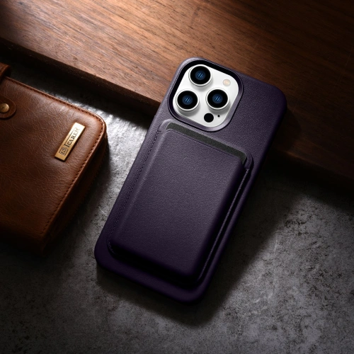 Kup Etui iCarer Case Leather MagSafe Apple iPhone 14 Pro Max tmavě fialové - ICR358 - {ean13} - Sklep Home Screen