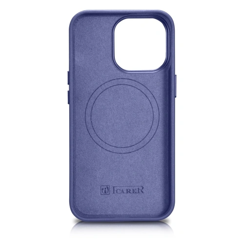 Kup Etui iCarer Case Leather MagSafe Apple iPhone 14 Pro Max jasnofioletowy - ICR359 - {ean13} - Sklep Home Screen