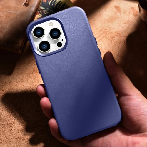 Kup Case iCarer Case Leder MagSafe Apple iPhone 14 Pro Max helllila - ICR359 - {ean13} - Sklep Home Screen