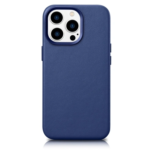 Kup Case iCarer Case Leder MagSafe Apple iPhone 14 Pro Max blau - ICR360 - {ean13} - Sklep Home Screen