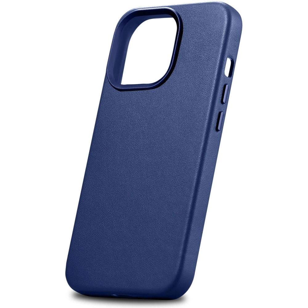 Etui iCarer Case Leather MagSafe Apple iPhone 14 Pro Max niebieski