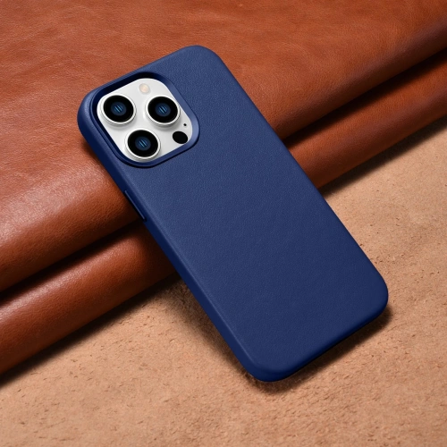 Kup Case iCarer Case Leder MagSafe Apple iPhone 14 Pro Max blau - ICR360 - {ean13} - Sklep Home Screen