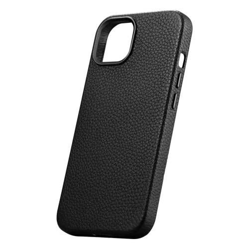 Kup Husă iCarer Litchi Premium Leather MagSafe Apple iPhone 14 negru - ICR361 - {ean13} - Sklep Home Screen