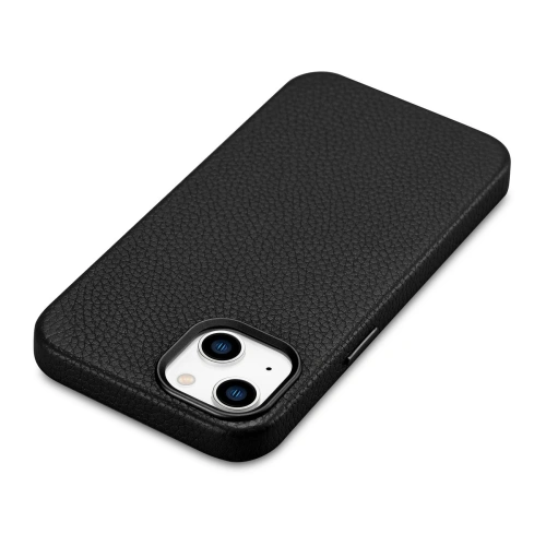 Kup Case iCarer Litchi Premium Leder MagSafe Apple iPhone 14 schwarz - ICR361 - {ean13} - Sklep Home Screen