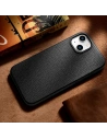 Kup Husă iCarer Litchi Premium Leather MagSafe Apple iPhone 14 negru - ICR361 - {ean13} - Sklep Home Screen
