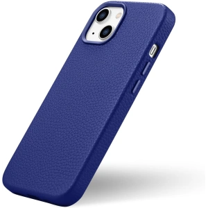 Kup Etui iCarer Litchi Premium Leather MagSafe Apple iPhone 14 tmavě modrý - ICR362 - {ean13} - Sklep Home Screen