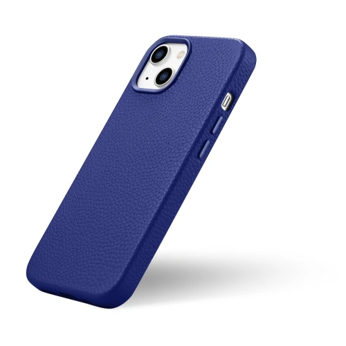 Kup Etui iCarer Litchi Premium Leather MagSafe Apple iPhone 14 sötétkék - ICR362 - {ean13} - Sklep Home Screen