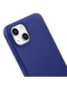Kup Etui iCarer Litchi Premium Leather MagSafe Apple iPhone 14 sötétkék - ICR362 - {ean13} - Sklep Home Screen