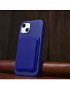 Kup Etui iCarer Litchi Premium Leather MagSafe Apple iPhone 14 sötétkék - ICR362 - {ean13} - Sklep Home Screen