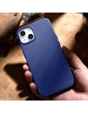 Kup Etui iCarer Litchi Premium Leather MagSafe Apple iPhone 14 sötétkék - ICR362 - {ean13} - Sklep Home Screen
