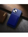 Kup Etui iCarer Litchi Premium Leather MagSafe Apple iPhone 14 sötétkék - ICR362 - {ean13} - Sklep Home Screen