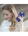 Buy iCarer Litchi Premium Leather MagSafe Apple iPhone 14 dark blue - ICR362 - {ean13} - Home Screen Store Europe