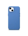Husă iCarer Litchi Premium Leather MagSafe Apple iPhone 14 albastru deschis