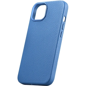 Kup Etui iCarer Litchi Premium Leather MagSafe Apple iPhone 14 světle modrý - ICR363 - {ean13} - Sklep Home Screen