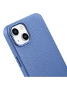 Kup Etui iCarer Litchi Premium Leather MagSafe Apple iPhone 14 világoskék - ICR363 - {ean13} - Sklep Home Screen