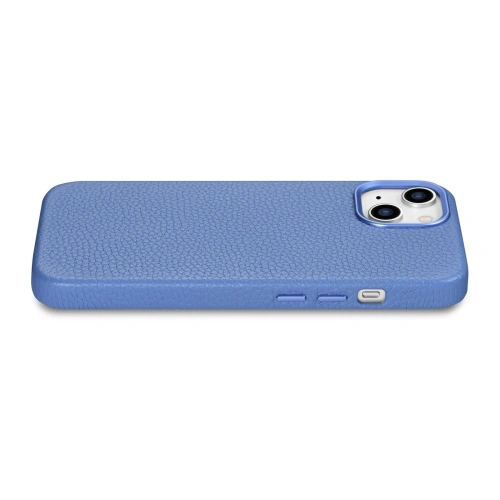 Kup Etui iCarer Litchi Premium Leather MagSafe Apple iPhone 14 világoskék - ICR363 - {ean13} - Sklep Home Screen