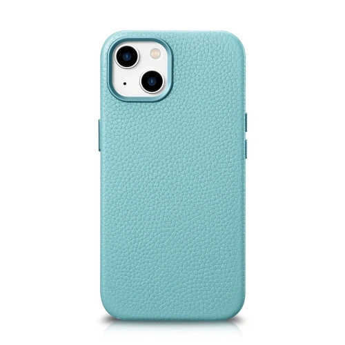 Kup Etui iCarer Litchi Premium Leather MagSafe Apple iPhone 14 zöld - ICR364 - {ean13} - Sklep Home Screen