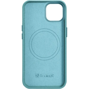 Kup Etui iCarer Litchi Premium Leather MagSafe Apple iPhone 14 zelený - ICR364 - {ean13} - Sklep Home Screen