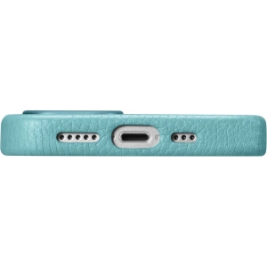 Kup Etui iCarer Litchi Premium Leather MagSafe Apple iPhone 14 zelený - ICR364 - {ean13} - Sklep Home Screen