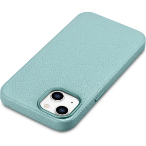 Kup Etui iCarer Litchi Premium Leather MagSafe Apple iPhone 14 zelený - ICR364 - {ean13} - Sklep Home Screen
