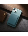 Kup Etui iCarer Litchi Premium Leather MagSafe Apple iPhone 14 zöld - ICR364 - {ean13} - Sklep Home Screen