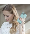 Kup Case iCarer Litchi Premium Leder MagSafe Apple iPhone 14 grün - ICR364 - {ean13} - Sklep Home Screen