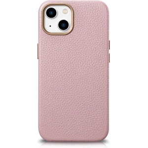 Kup Etui iCarer Litchi Premium Leather MagSafe Apple iPhone 14 růžové - ICR365 - {ean13} - Sklep Home Screen