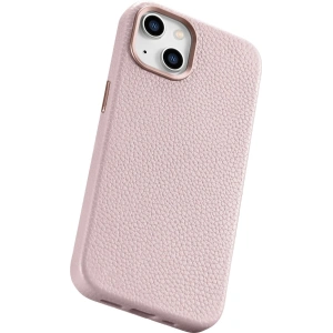 Kup Etui iCarer Litchi Premium Leather MagSafe Apple iPhone 14 růžové - ICR365 - {ean13} - Sklep Home Screen