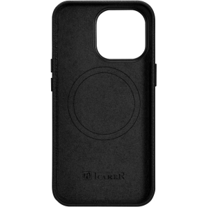 Kup Etui iCarer Litchi Premium Leather MagSafe Apple iPhone 14 Pro černý - ICR366 - {ean13} - Sklep Home Screen