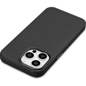 Kup Etui iCarer Litchi Premium Leather MagSafe Apple iPhone 14 Pro černý - ICR366 - {ean13} - Sklep Home Screen