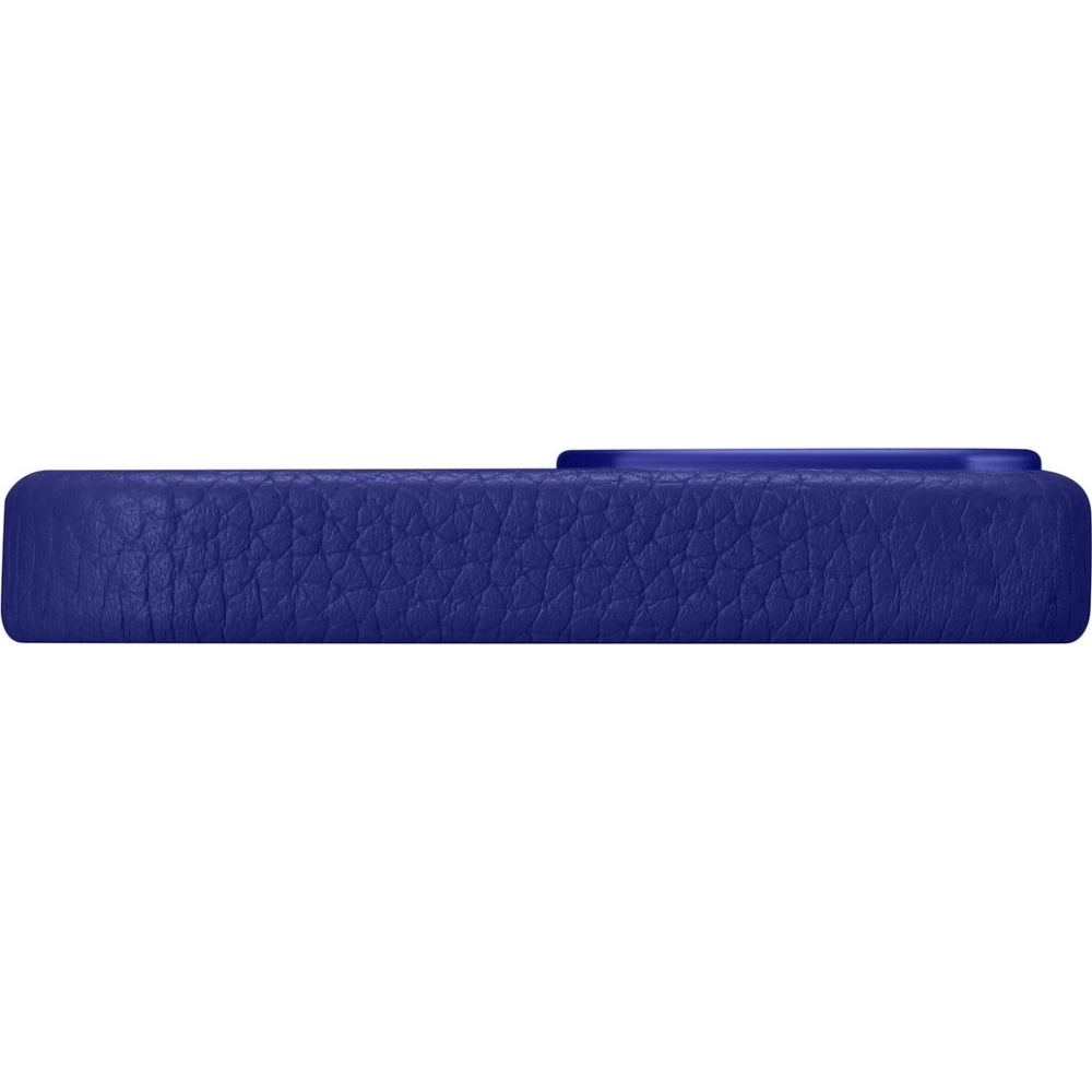 Etui iCarer Litchi Premium Leather MagSafe Apple iPhone 14 Pro ciemnoniebieski