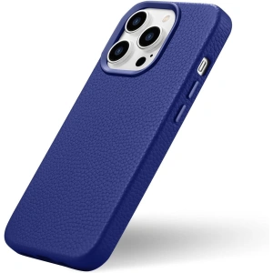 Kup Etui iCarer Litchi Premium Leather MagSafe Apple iPhone 14 Pro tmavě modrá - ICR367 - {ean13} - Sklep Home Screen
