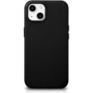 Kup Etui iCarer Litchi Premium Leather MagSafe Apple iPhone 14 Plus / 15 Plus černé - ICR371 - {ean13} - Sklep Home Screen