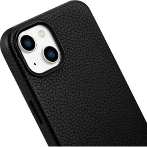 Kup Etui iCarer Litchi Premium Leather MagSafe Apple iPhone 14 Plus / 15 Plus černé - ICR371 - {ean13} - Sklep Home Screen