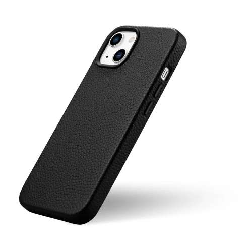 Kup Case iCarer Litchi Premium Leder MagSafe Apple iPhone 14 Plus / 15 Plus schwarz - ICR371 - {ean13} - Sklep Home Screen