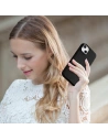 Kup Case iCarer Litchi Premium Leder MagSafe Apple iPhone 14 Plus / 15 Plus schwarz - ICR371 - {ean13} - Sklep Home Screen