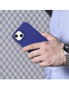 Kup Case iCarer Litchi Premium Leder MagSafe Apple iPhone 14 Plus / 15 Plus dunkelblau - ICR372 - {ean13} - Sklep Home Screen