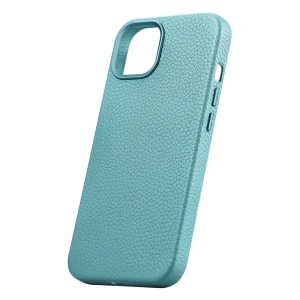 Kup Etui iCarer Litchi Premium Leather MagSafe Apple iPhone 14 Plus / 15 Plus zelená - ICR374 - {ean13} - Sklep Home Screen