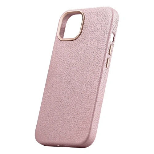 Kup Case iCarer Litchi Premium Leder MagSafe Apple iPhone 14 Plus / 15 Plus rosa - ICR375 - {ean13} - Sklep Home Screen
