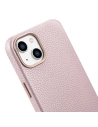 Kup Case iCarer Litchi Premium Leder MagSafe Apple iPhone 14 Plus / 15 Plus rosa - ICR375 - {ean13} - Sklep Home Screen