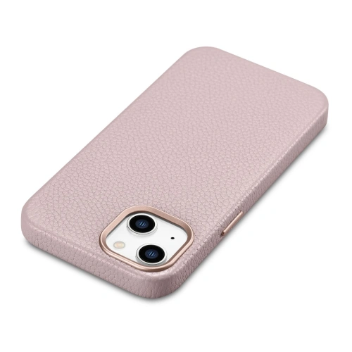 Kup Case iCarer Litchi Premium Leder MagSafe Apple iPhone 14 Plus / 15 Plus rosa - ICR375 - {ean13} - Sklep Home Screen