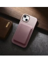 Kup Case iCarer Litchi Premium Leder MagSafe Apple iPhone 14 Plus / 15 Plus rosa - ICR375 - {ean13} - Sklep Home Screen