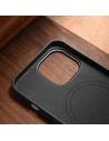 Kup Etui iCarer Litchi Premium Bőr MagSafe Apple iPhone 14 Pro Max fekete - ICR376 - {ean13} - Sklep Home Screen