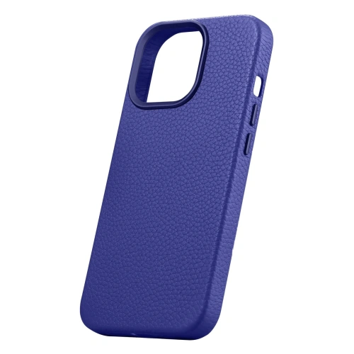 Kup Case iCarer Litchi Premium Leder MagSafe Apple iPhone 14 Pro Max dunkelblau - ICR377 - {ean13} - Sklep Home Screen