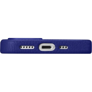 Kup Etui iCarer Litchi Premium Leather MagSafe Apple iPhone 14 Pro Max tmavě modrá - ICR377 - {ean13} - Sklep Home Screen