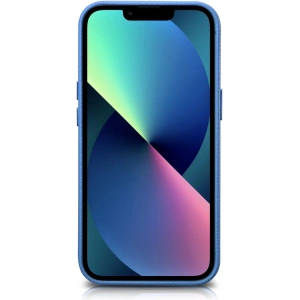 Kup Case iCarer Litchi Premium Leder MagSafe Apple iPhone 14 Pro Max hellblau - ICR378 - {ean13} - Sklep Home Screen