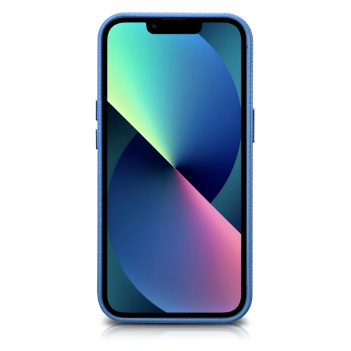 Kup Case iCarer Litchi Premium Leder MagSafe Apple iPhone 14 Pro Max hellblau - ICR378 - {ean13} - Sklep Home Screen