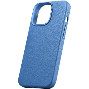Kup Etui iCarer Litchi Premium Leather MagSafe Apple iPhone 14 Pro Max jasně modrý - ICR378 - {ean13} - Sklep Home Screen